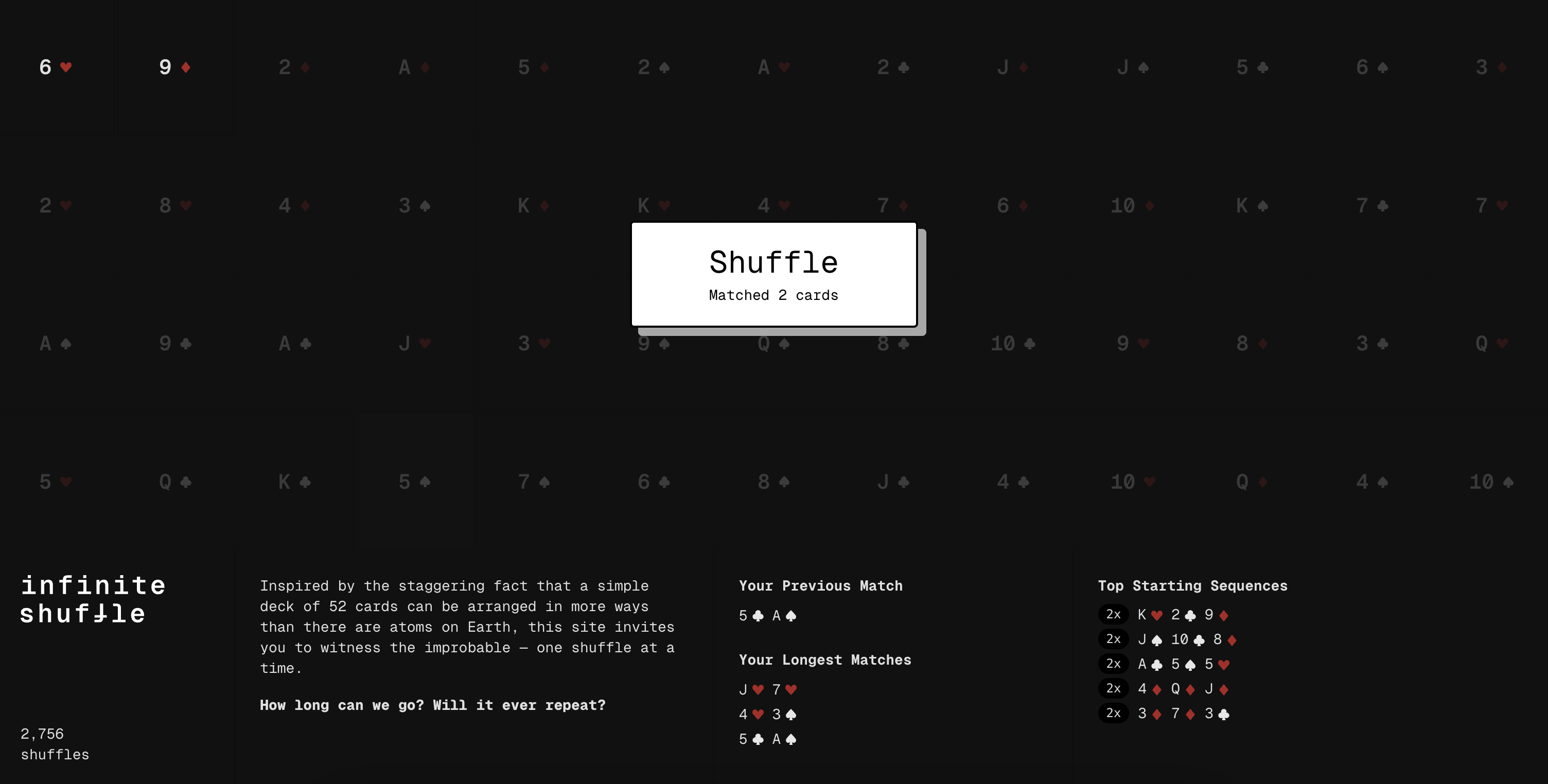 Thumbnail of Infinite Shuffle